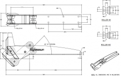 Anchorlift keularulla  max 20 kg Bruce, Anchorlift™ CX, Claw tai Rocna tyylisille ankkureille