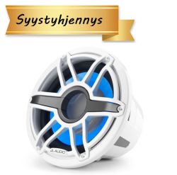 JL Audio 12" M7-12IB Subwoofer valkoisella Sport-ritilällä sekä LED-valaistuksella