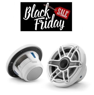 JL Audio 6.5" M6-650x kaiutinpari valkoisella Sport-ritilällä ja rungolla