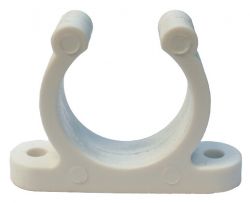 Pidike valkoinen muovi 20 mm