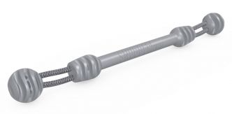 Snubber Twist kiinnitysjoustin, harmaa