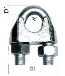 VAIJERILUKKO 3MM  GALV.