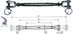 VANTTIRUUVI M16 KIERTEELLÄ AISI 316