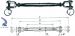 VANTTIRUUVI M16 KIERTEELLÄ AISI 316