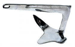 M-ANKKURI 2KG, AISI316 RST, KIILLOTETTU