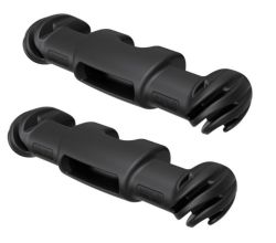 Snubber Fender lepuuttajan kiinnikepari, musta