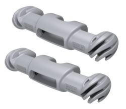 Snubber Fender lepuuttajan kiinnikepari, harmaa
