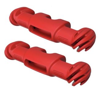 Snubber Fender lepuuttajan kiinnikepari, punainen