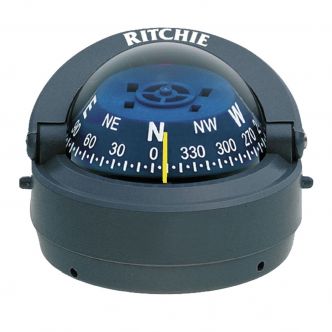 Ritchie Explorer- kompassi pinta-asennuksella, harmaa