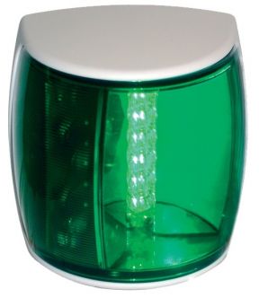 Hellamarine NaviLED Pro sivuvalo vihreä, valkoinen