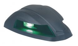LED BI-COLOUR KULKUVALO MUSTA 12V, PYÖRISTETTY