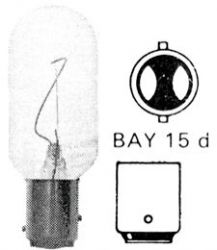 BULB BAY15D 220V/25W 40CD