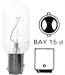 BULB BAY15D 220V/25W 40CD