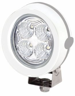 Hellamarine kansivalo Mega Beam LED, valkoinen