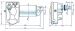 Roca W10 pyyhkijän moottori 24V 1″