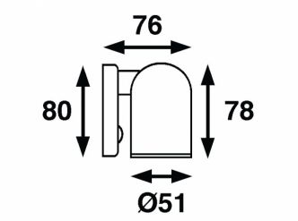 Båtsystem TUBE LED-kohdevalo, mattahopea