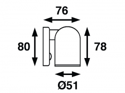 Båtsystem TUBE LED-kohdevalo, kromi