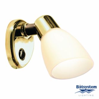 Båtsystem OPAL LED-kohdevalo messinki, valkoinen