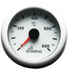 PYROMETRI 0 - 800°, VALKOINEN