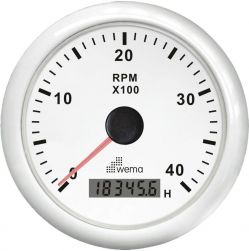 KIERROSLUKUMITTARI 4000 RPM, VALK.