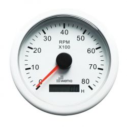 KIERROSLUKUMITTARI 8000 RPM, VALK.