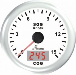 GPS NOPEUSMITTARI 15 S,VALKOINEN