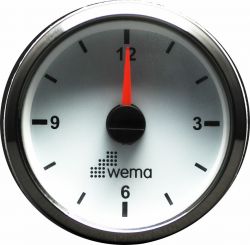 KELLO ANALOGI, VALKOINEN/RST KEHYS