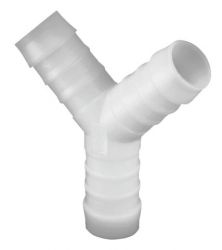 Y-kappale muovia valkoinen 12 mm