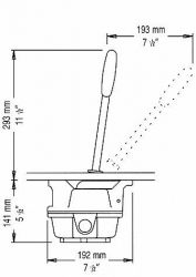 Henderson Tyhjennyspumppu MK 5, kansiasennus