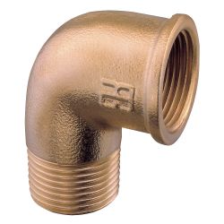 KULMAKAPPALE 90° ULKO-SISÄ KIERTEILLÄ 2''