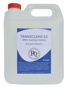 Transclean 65 septitankin pesuaine 4 litraa