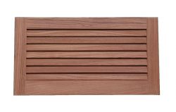 Teak Venttiiliritilä 28 × 16 cm