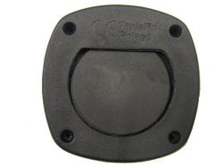 Venttiililäppä musta 80 x 80 mm