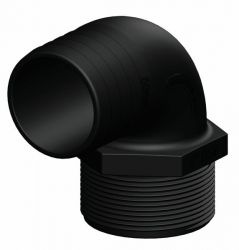 TRUDESIGN Letkuliitin 1 1/2" 90° 38 mm