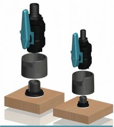 TRUDESIGN Kuormituksen Siirtokaulus 1 1/4"