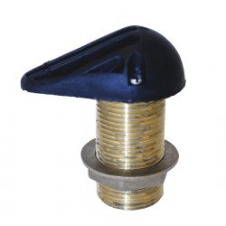 Läpivienti sihdillä 1" messinkiä