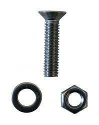 Koneruuvi uppokanta 6x50mm SS