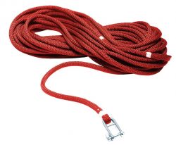 Robline Nostinköysi sakkelilla punainen/hopea 8 mm 30 m