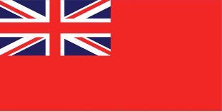 Vierailulippu Iso-Britannia 20 x 30 cm