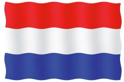 Vierailulippu Hollanti 20 x 30 cm