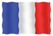 Vierailulippu Ranska 20 x 30 cm