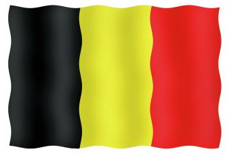 Vierailulippu Belgia 20 x 30 cm