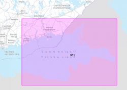 Yleismerikartta 951, Itäinen Suomenlahti 1:250 000, 2015