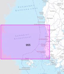 Yleismerikartta 955, Eteläinen Selkämeri 1:250 000, 2016