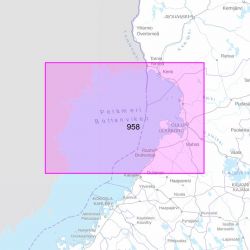 Yleismerikartta 958, Perämeri 1:250 000, 2022