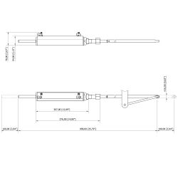 MaviMare GF300BETX sisäperämoottorin hydrauliohjaus