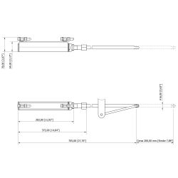MaviMare GF150ETX sisäperämoottorin hydrauliohjaus