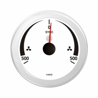 VDO Viewline kierroseromittari 85 mm, valkoinen