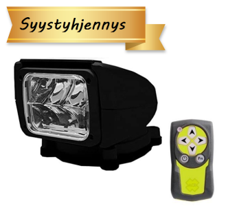 ACR RCL-85 LED-valonheitin langattomalla kauko-ohjauksella, musta