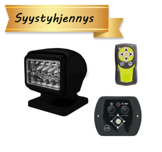 ACR RCL-95 LED-valonheitin langattomalla sekä langallisella kauko-ohjauksella, musta